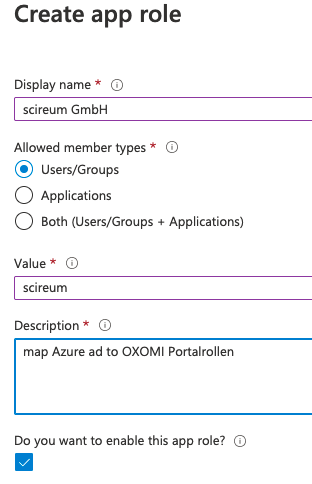 Azure AD App roles